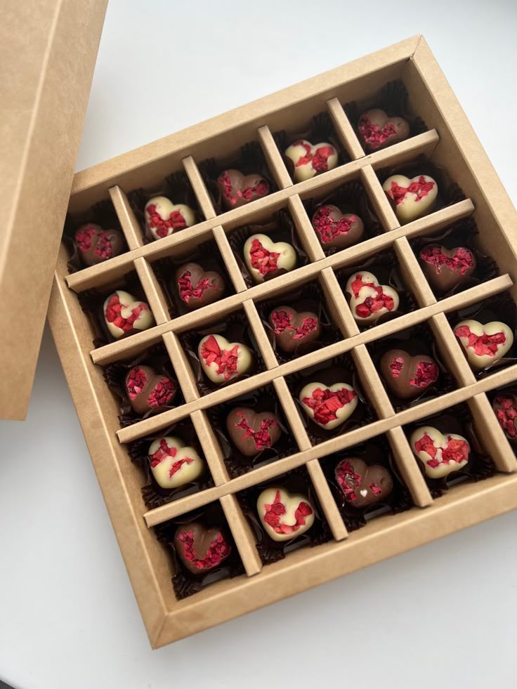 Handcrafted Heart Shape Chocolate Box