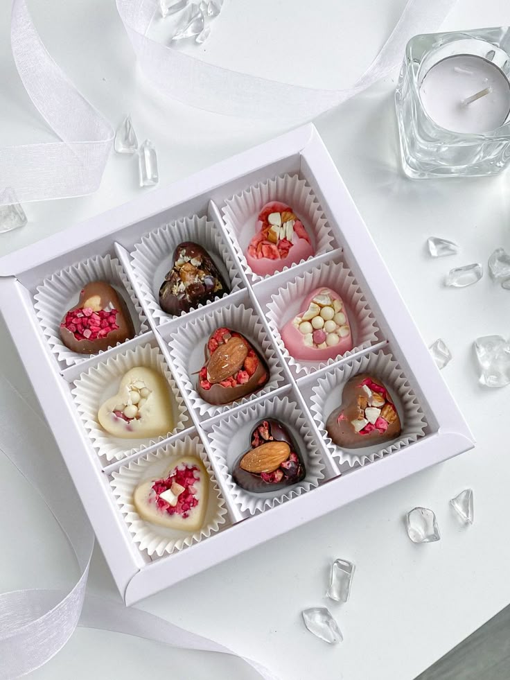 Handcrafted Heart Shape Chocolate Box